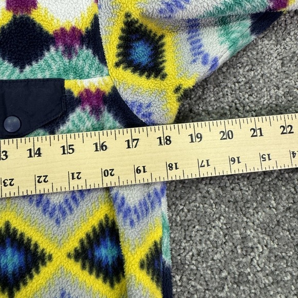 Patagonia Sweater Womens XS Multicolor Print Synchilla Fleece Snap-T Pullover - Picture 4 of 7